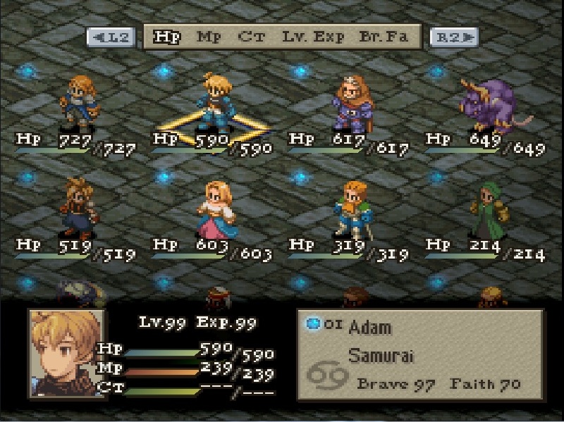 Final Fantasy Tactics characters